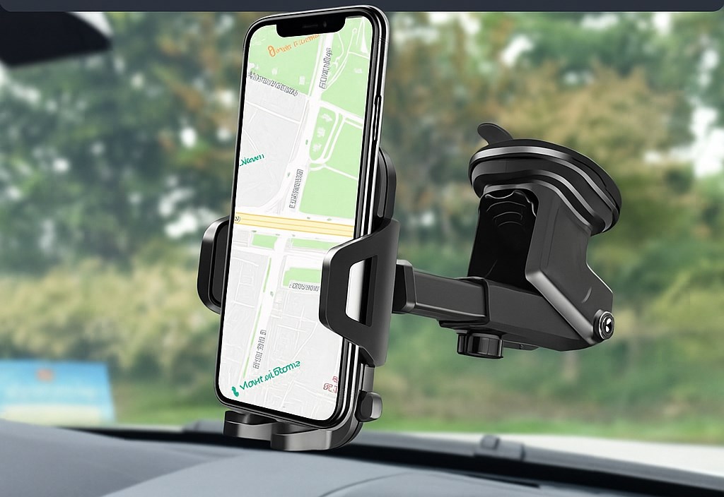 vantuzlu araç telefon tutucu Qozie