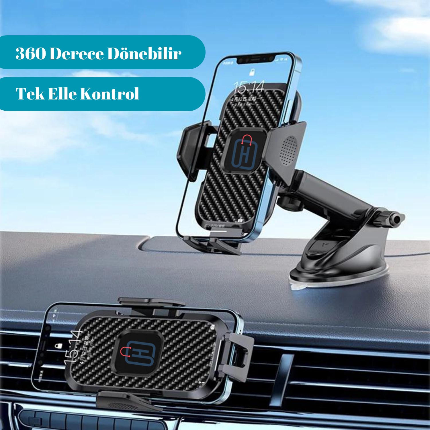 telefon tutucu araç içi Hobimtek Hb-01