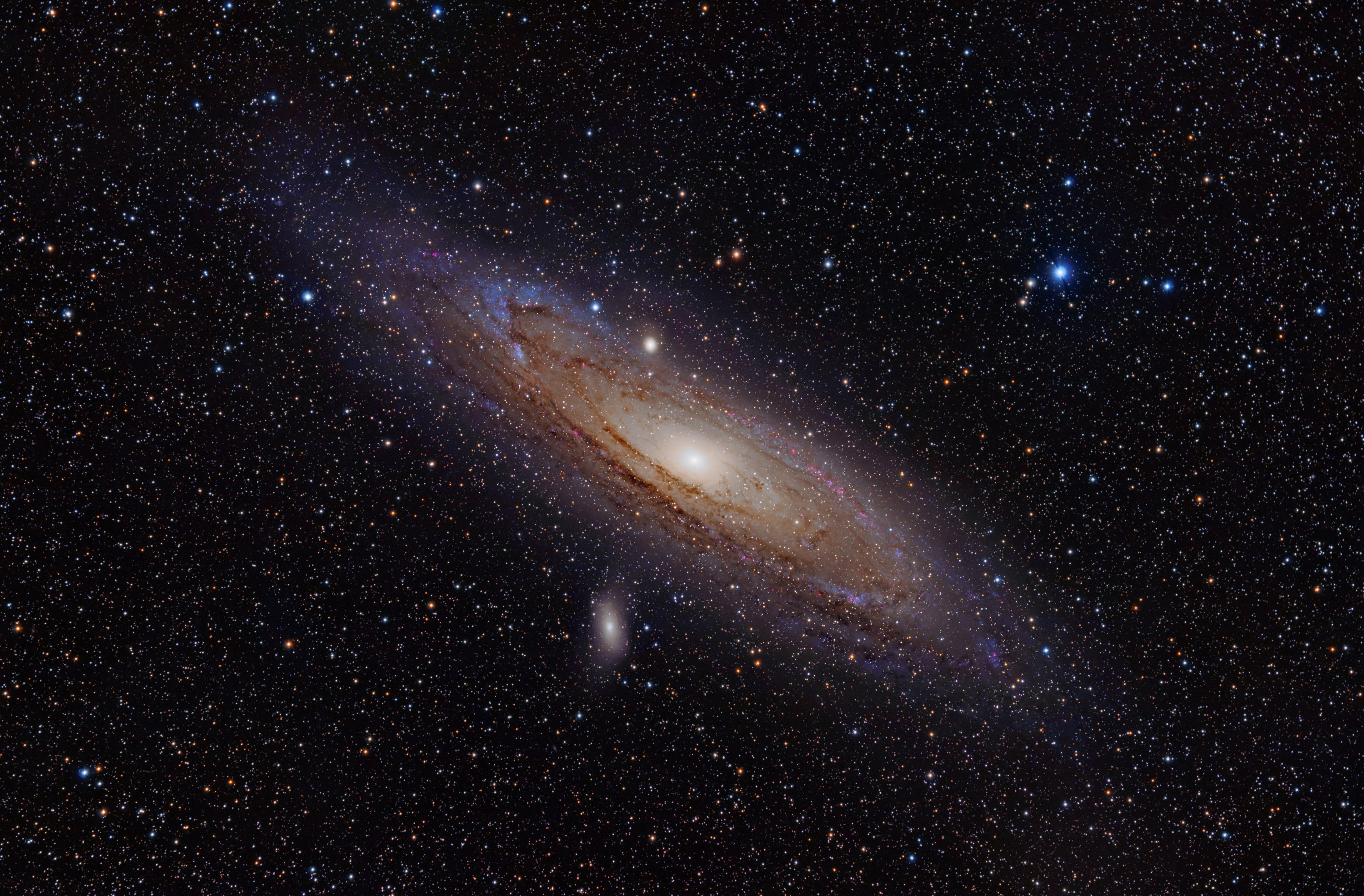 Komşu galaksi Andromeda, hiç olmadığı kadar net görüntülendi