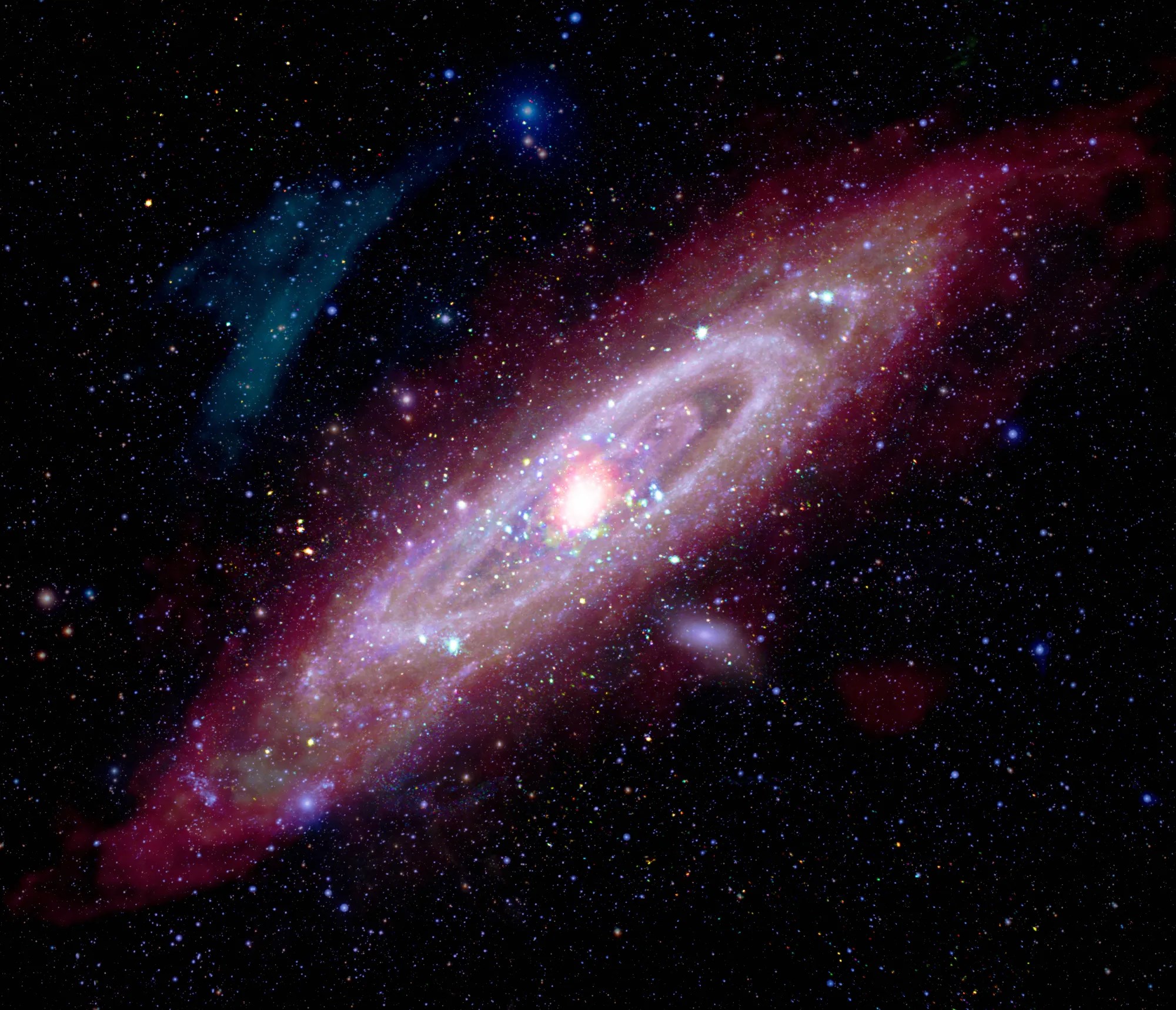 Komşu galaksi Andromeda, hiç olmadığı kadar net görüntülendi