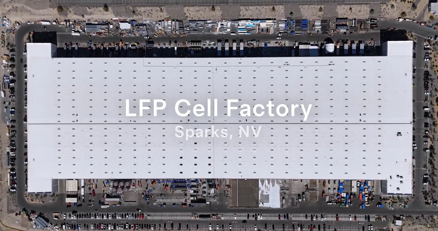 Tesla'nın ABD'deki LFP pil fabrikası tamamlanmak üzere