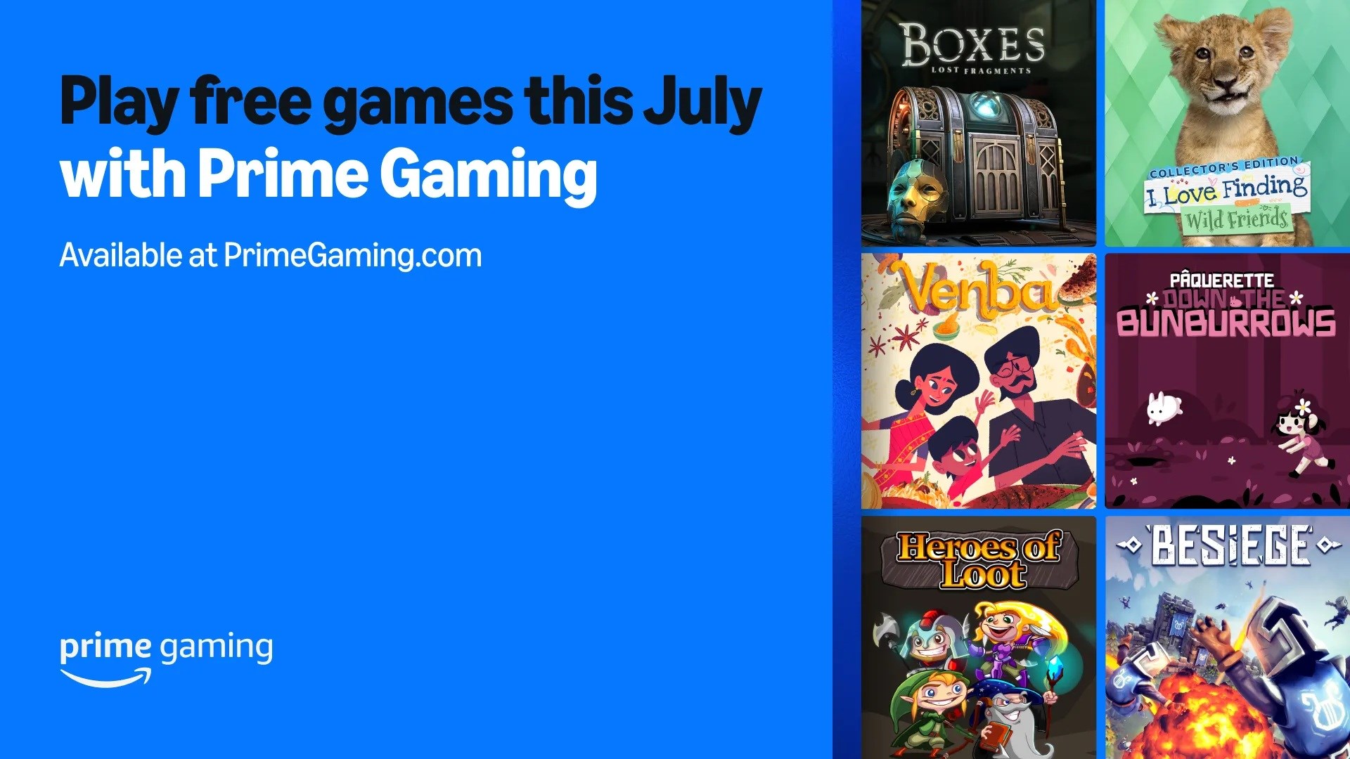 Amazon Prime Gaming Temmuz 2025 oyunları: Tam 13 oyun ücretsiz
