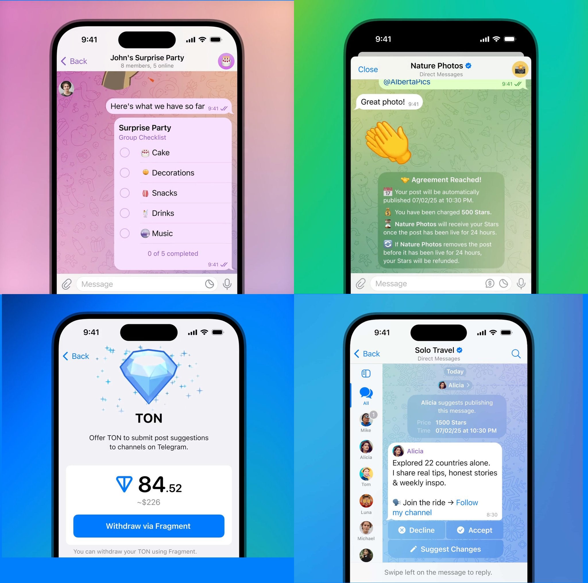 telegram 11.13.0 güncellemesi indir yeni özellikler