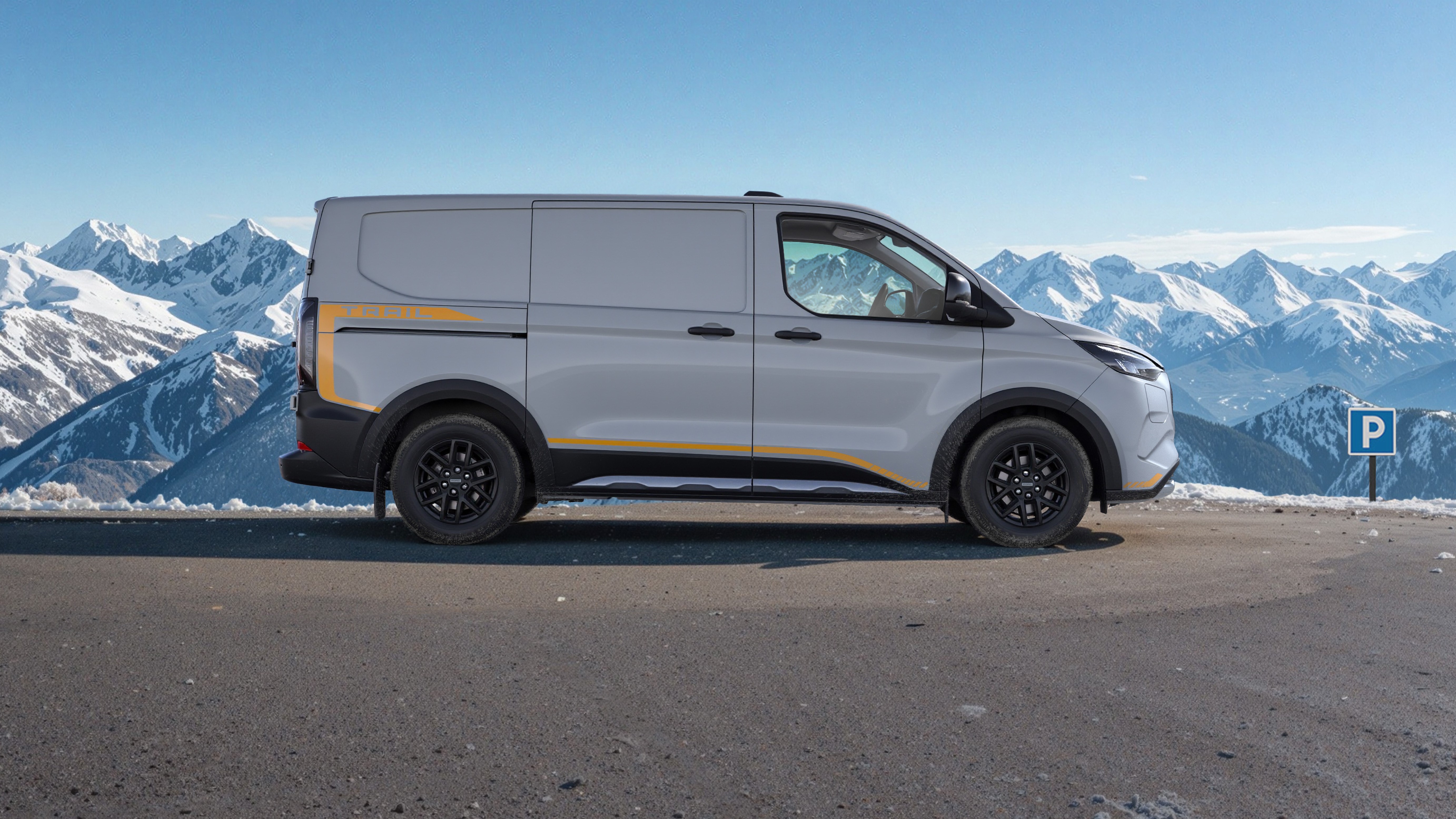 Ford E-Transit Custom'ın 4x4 versiyonu duyuruldu