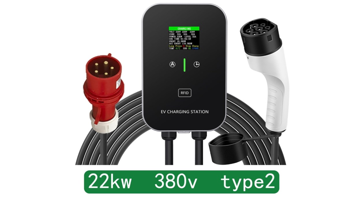 Qokliyui EV şarj cihazı 22KW