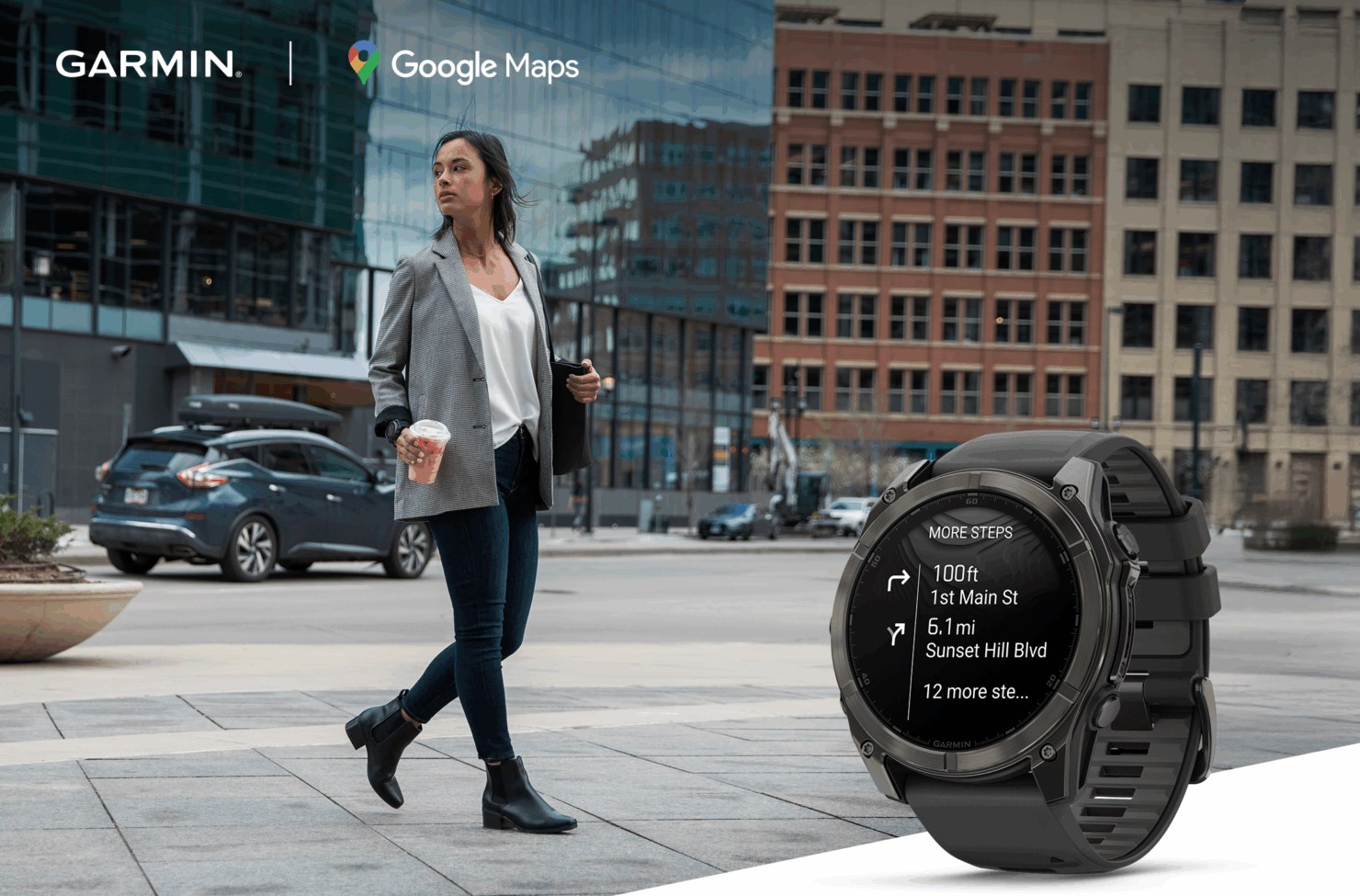 garmin akıllı saat Google Maps haritalar