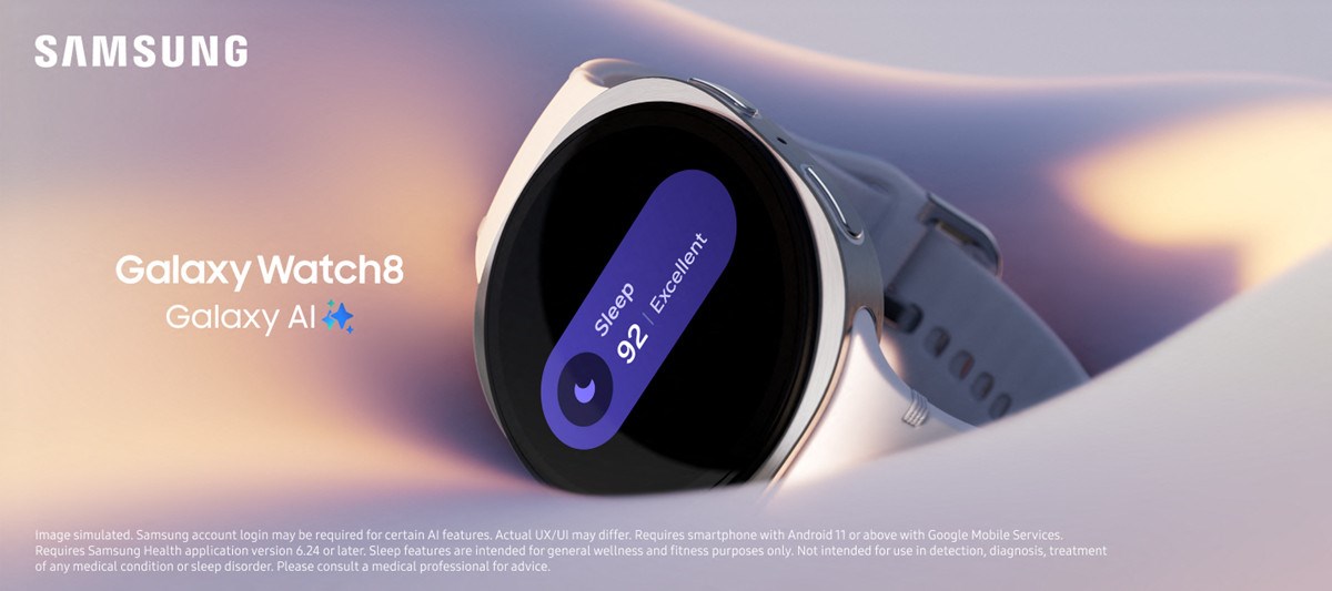 Samsung Galaxy Watch 8 akıllı saat ekran, işlemci, batarya, sağlık özellikleri