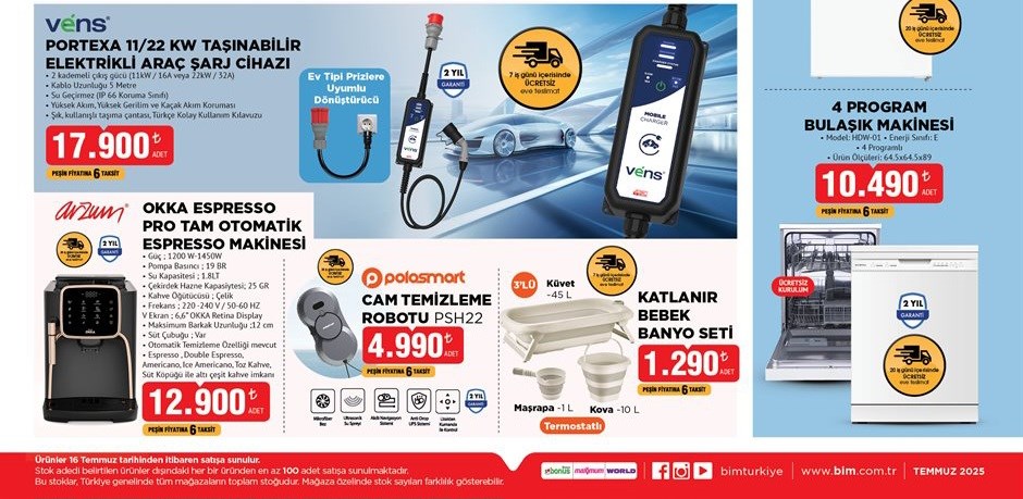 16 Temmuz BİM aktüel