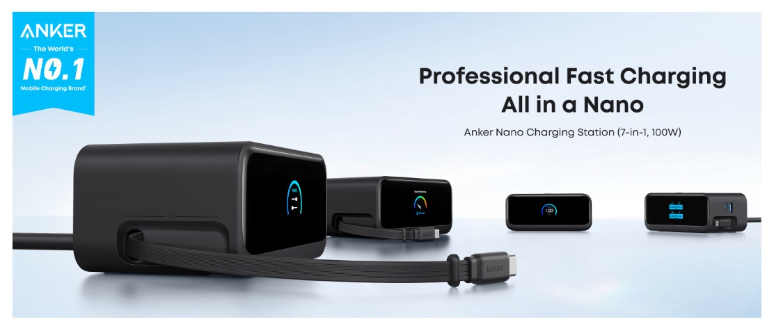 Anker’in 7’si 1 arada Nano Şarj İstasyonu satışa çıktı