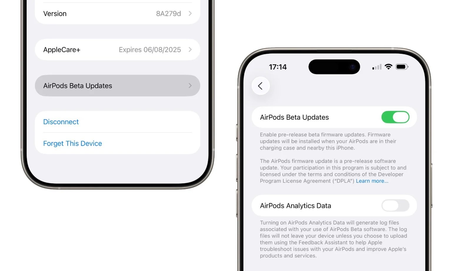 AirPods Pro beta güncelleme indirme yükleme adımları