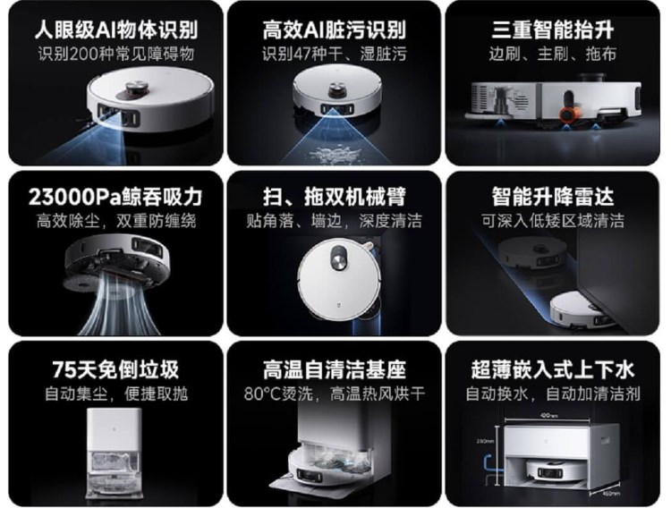 Xiaomi Mijia 5 Pro tanıtıldı: Yapay zekâlı robot süpürge!