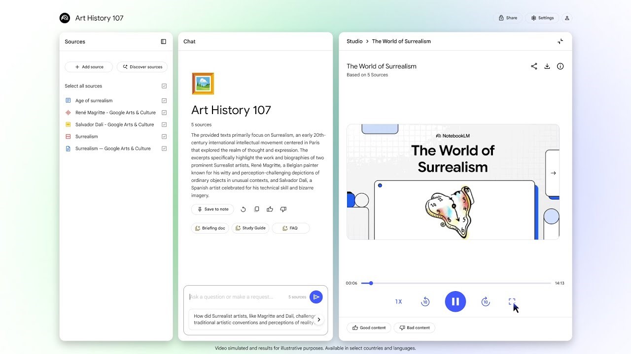 Google NotebookLM artık yapay zeka ile sesli slaytlar da yapıyor