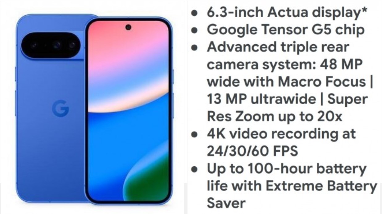 Google Pixel 10 serisinin özellikleri netleşti: İşte detaylar