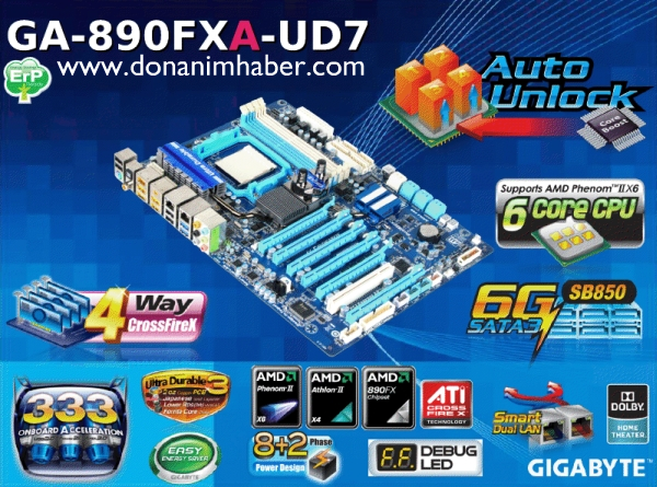 Özel Haber: Gigabyte 890FXA-UD7
