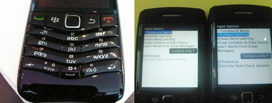 BlackBerry Pearl 9105'e ait olduğu iddia edilen fotoğraflar internette yayınlandı