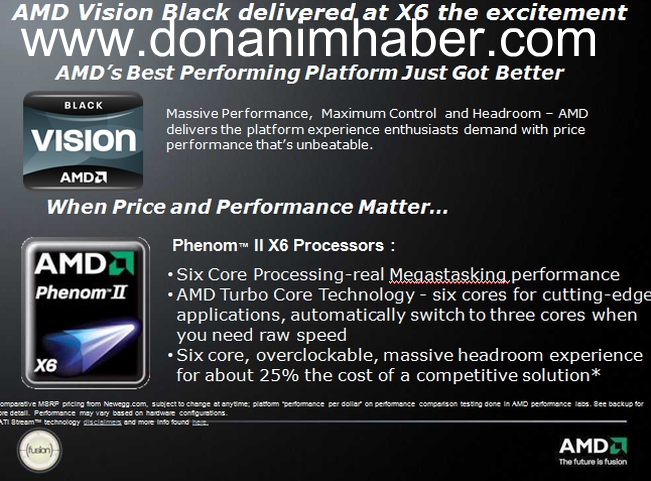 AMD 6 çekirdek rekabetinde fiyata oynayacak