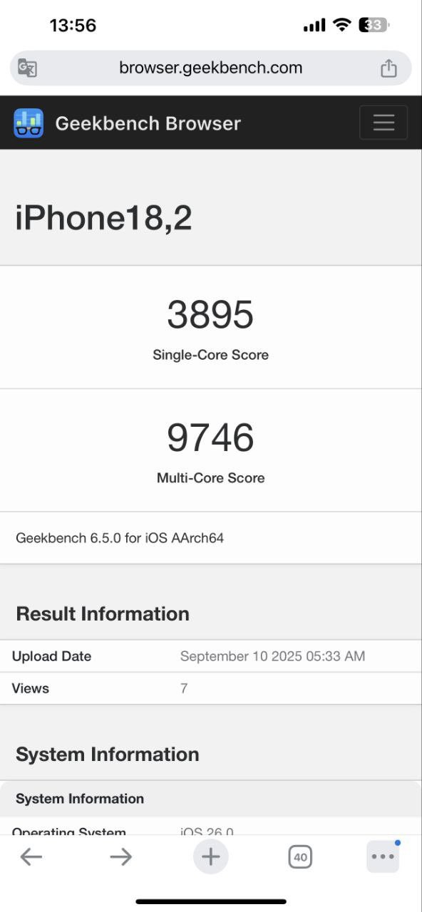 A19 Pro'nun Geekbench skorları ortaya çıktı