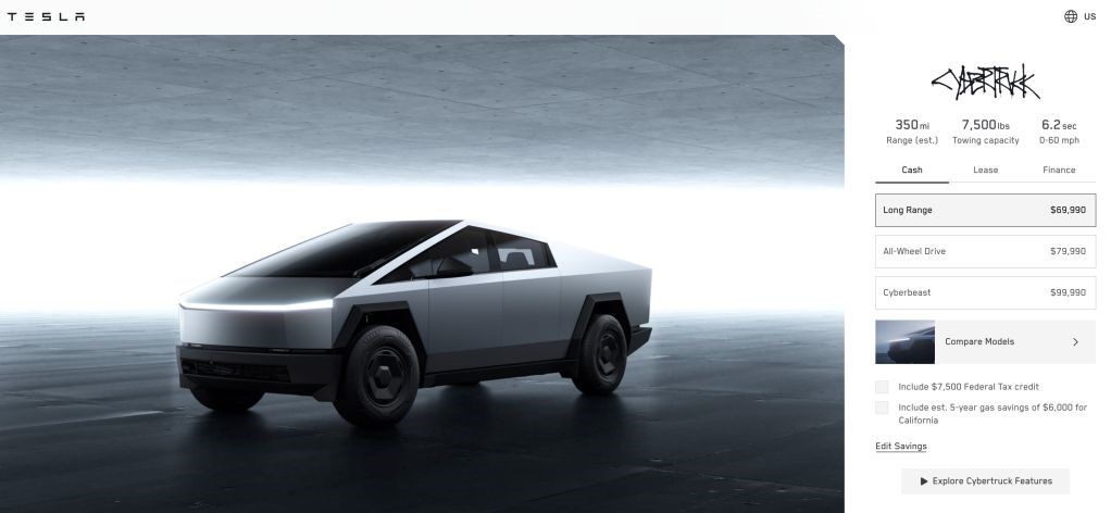 Cybertruck'ın arkadan itişli versiyonu satıştan kaldırıldı