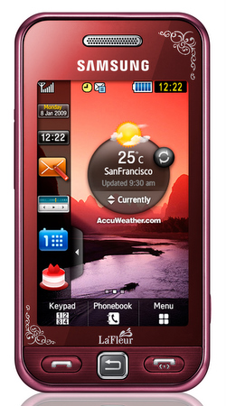 Samsung yıldızını yeniden yorumladı; S5233 Star - LaFleur Edition
