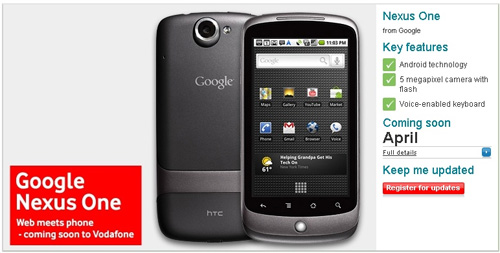 Nexus One'ın transatlantik yolculuğu bu ayın sonunda başlayabilir