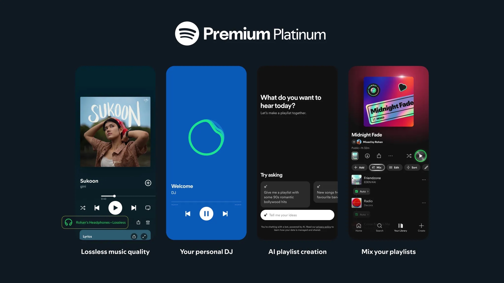 Spotify, Premium Platinum aboneliği ile kayıpsız ses sunacak