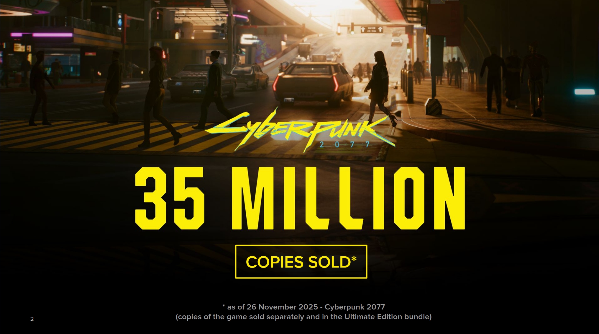 Cyberpunk 2077, 35 milyon sattı: Cyberpunk 2 yolda!