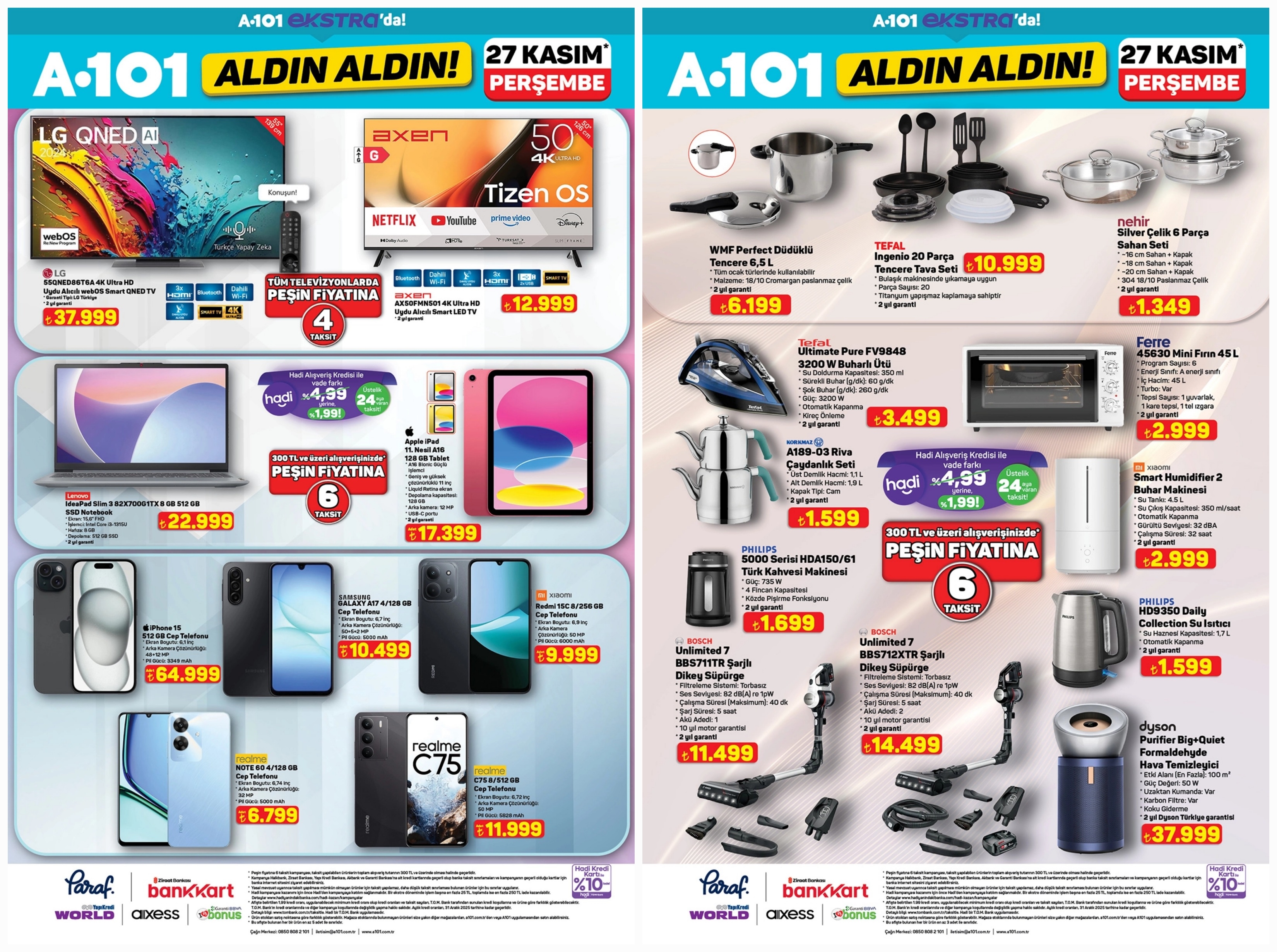  27 Kasım A101 Ekstra