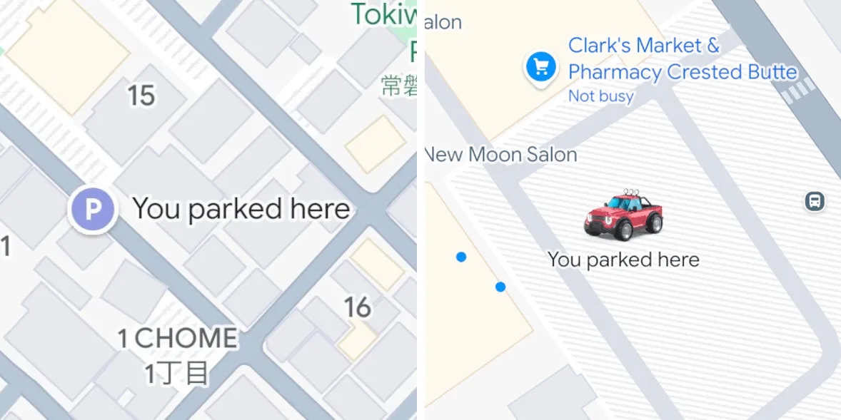 iOS için Google Maps park yeri kaydetme otomatik