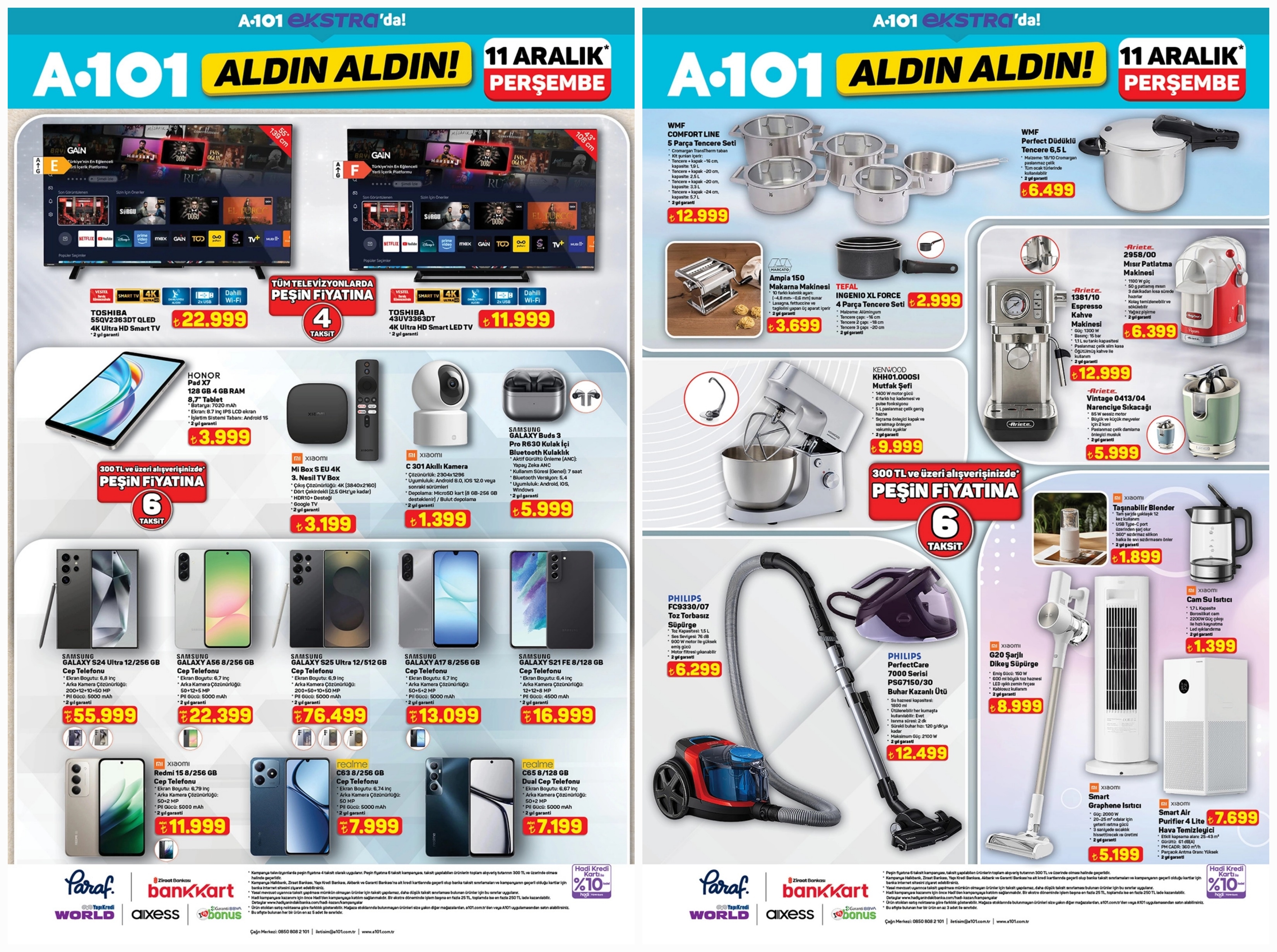 11 Aralık A101 Ekstra