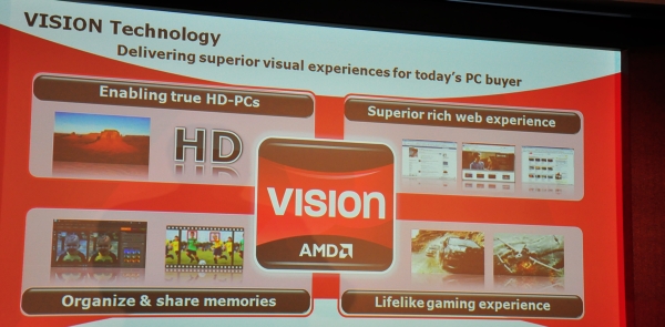 AMD Vision 2010 Prömiyeri: AMD, işlemciler yerine kullanımdan bahsedecek