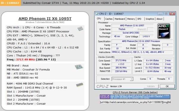Corsair, AMD Phenom II işlemcilerle ulaşılmış en yüksek bellek hızı rekorunu kırdı