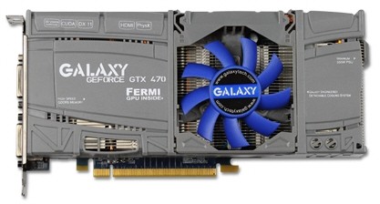 Galaxy'nin özel tasarımlı GeForce GTX 470 GC modeli satışa sunuldu