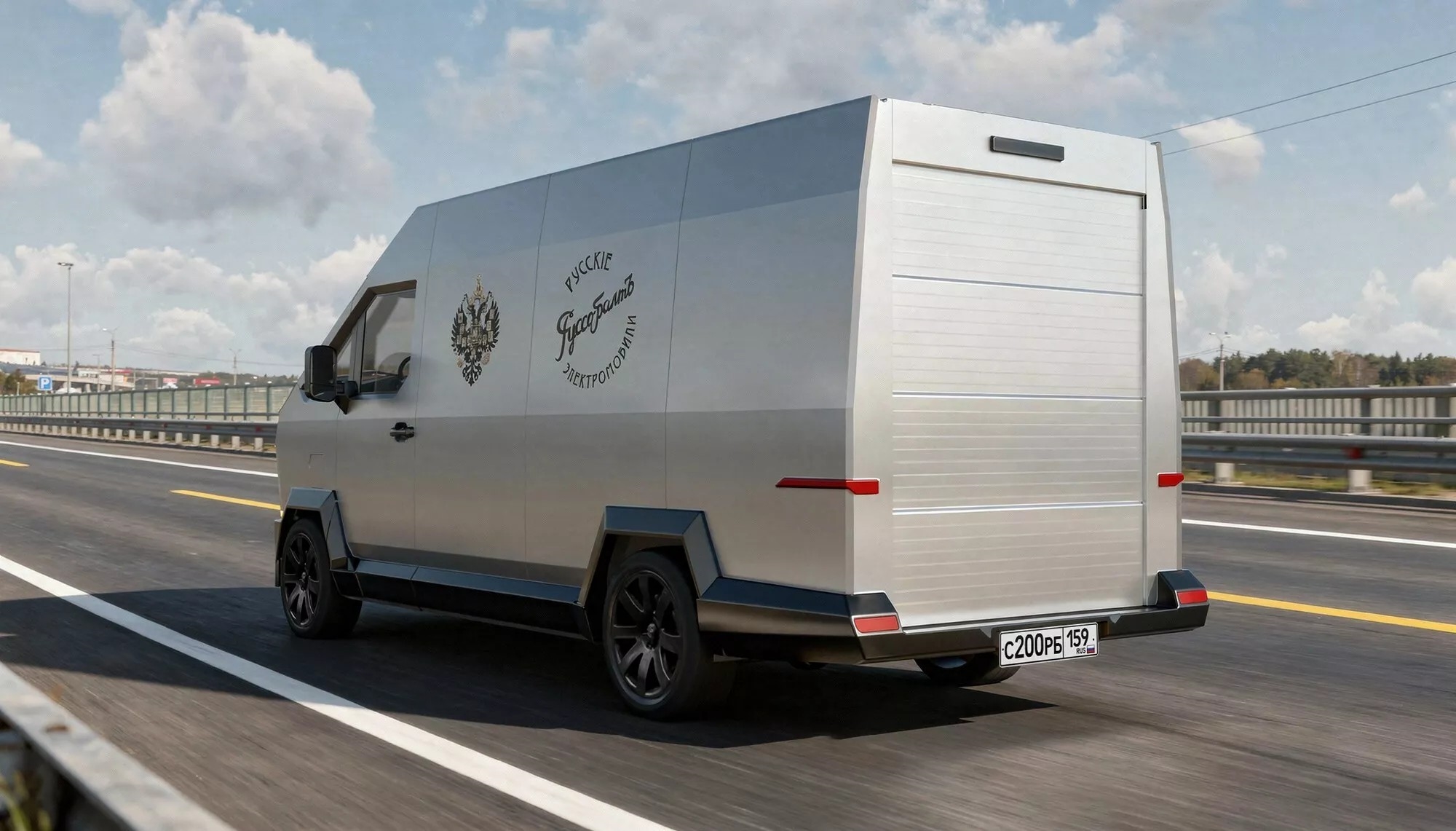 Ruslar, Tesla Cybertruck benzeri elektrikli panelvan üretti
