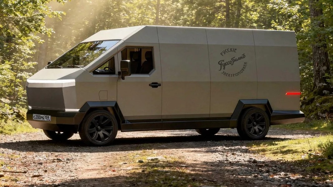 Ruslar, Tesla Cybertruck benzeri elektrikli panelvan üretti