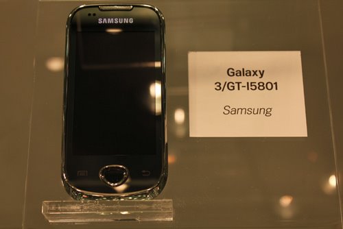 Androidli Samsung i5801 ile i5500 San Francisco'da düzenlenen etkinlikte sergilendi