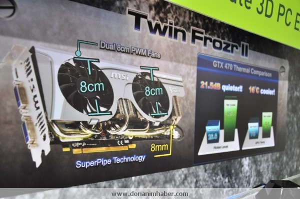 Computex 2010: MSI, Twin Frozr II soğutmalı GeForce GTX 470 modelini gösterdi
