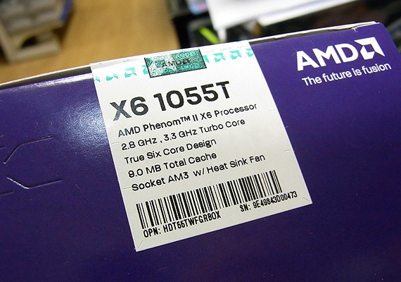AMD, 95 Watt TDP'li Phenom II X6 1055T modelini satışa sundu