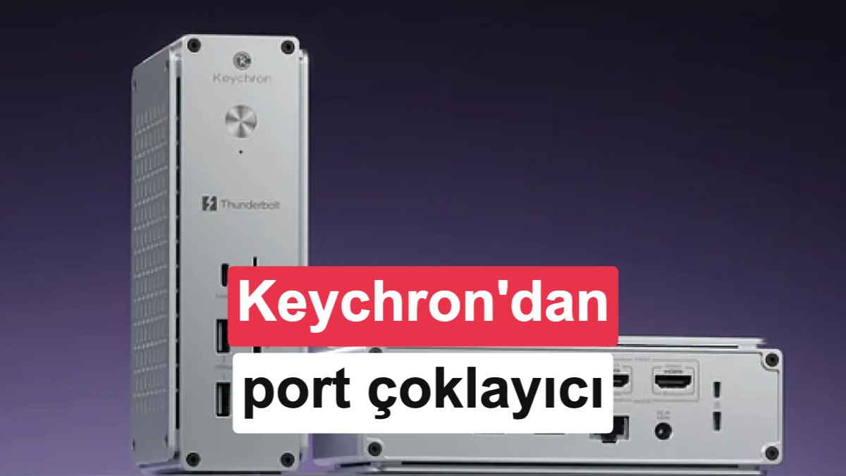 Keychron ilk dock istasyonunu duyurdu