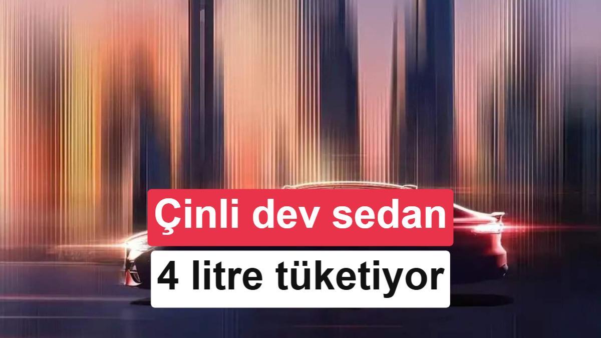 Yeni Geely Preface L90'ın ipucu görseli paylaşıldı: 100 km'de 4 litre yakacak