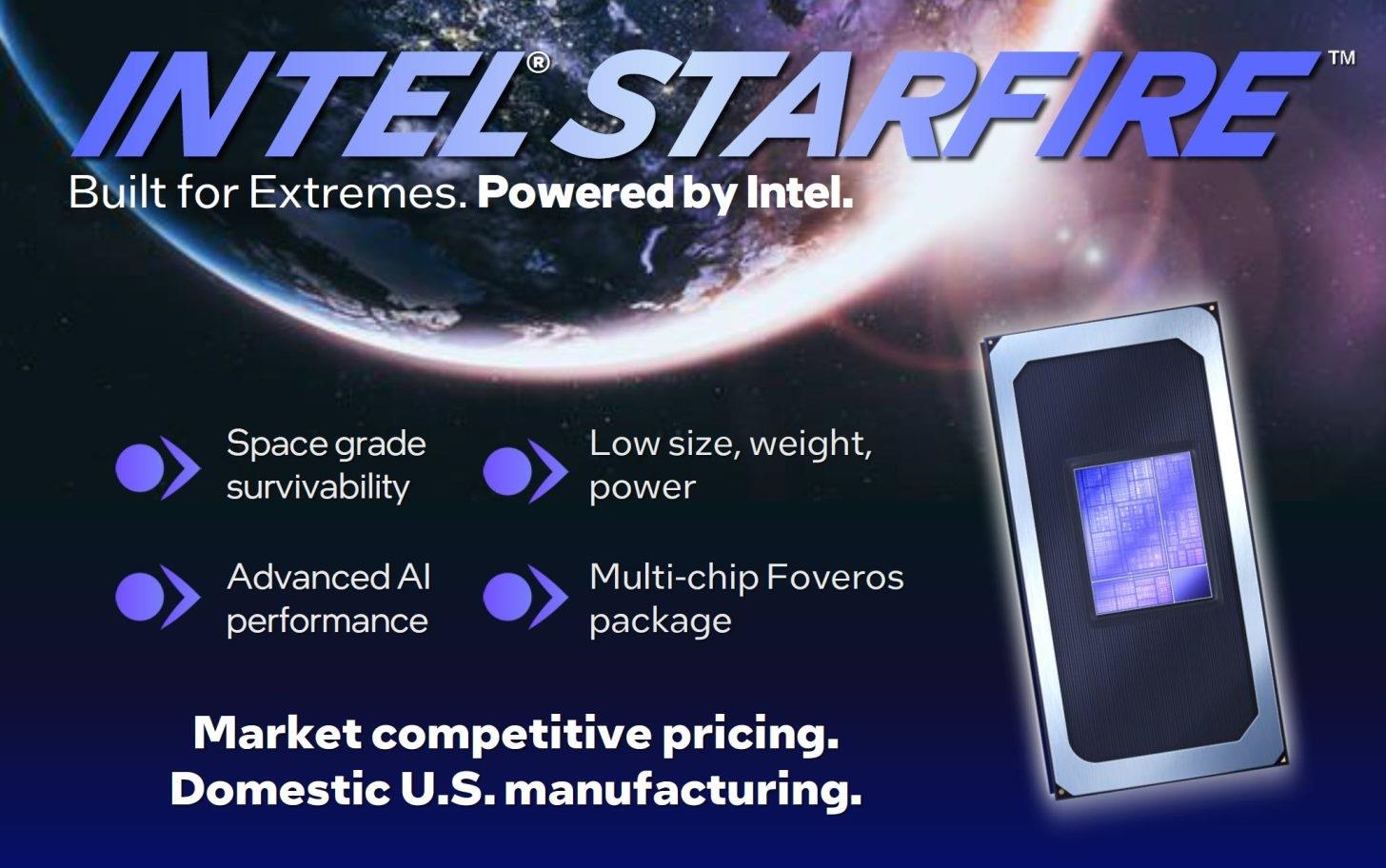 Intel, uzay için geliştirilen Starfire işlemcisini tanıttı