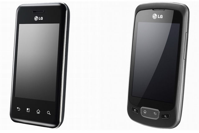 LG'den Android v2.2 işletim sistemli alt segment modeller: Optimus Chic ve Optimus One