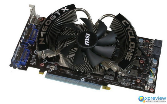 MSI'ın özel tasarımlı GeForce GTX 460 Cyclone modeli gün ışığına çıktı