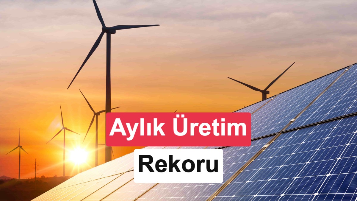 Türkiye güneş enerjisinde aylık üretim rekoru kırdı