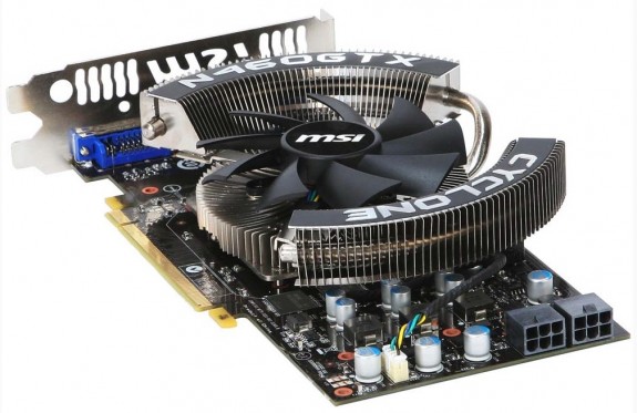 MSI, GeForce GTX 460 Cyclone serisi dört yeni ekran kartı lanse etti