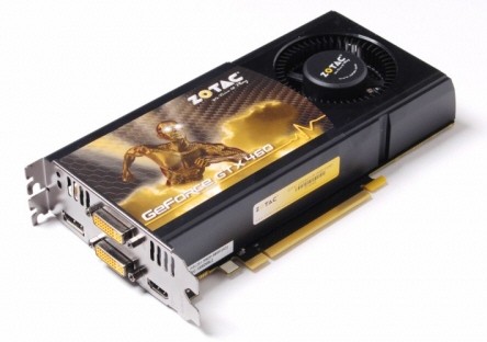 Zotac, GeForce GTX 460 tabanlı yeni ekran kartlarını duyurdu