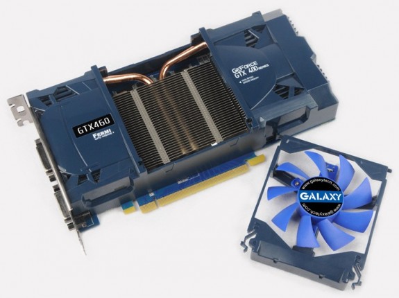Galaxy 810MHz GPU frekansıyla en hızlı GeForce GTX 460 modelini duyurdu