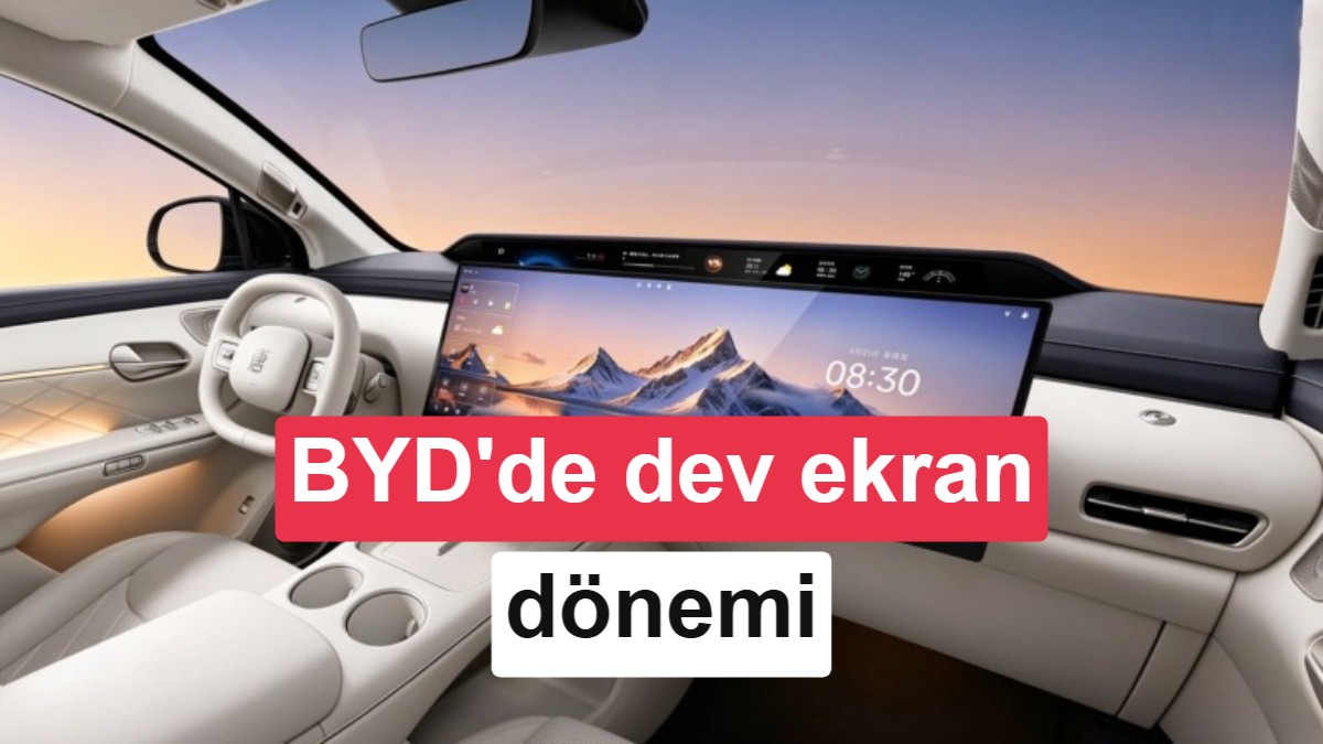 BYD’de dönen ekran dönemi değişiyor: İşte yeni Tang'ın dev ekranlı kokpiti