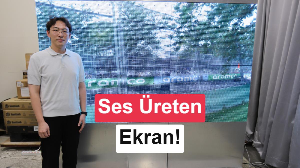 Ekranın kendisi hoparlöre dönüşüyor: Ses, görüntüdeki nesneyi takip edecek