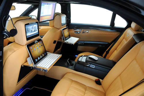 Brabus'tan Apple modifiyeli Mercedes S600 iBusiness