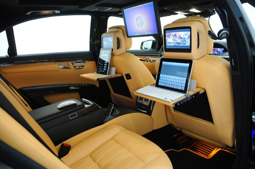 Brabus'tan Apple modifiyeli Mercedes S600 iBusiness